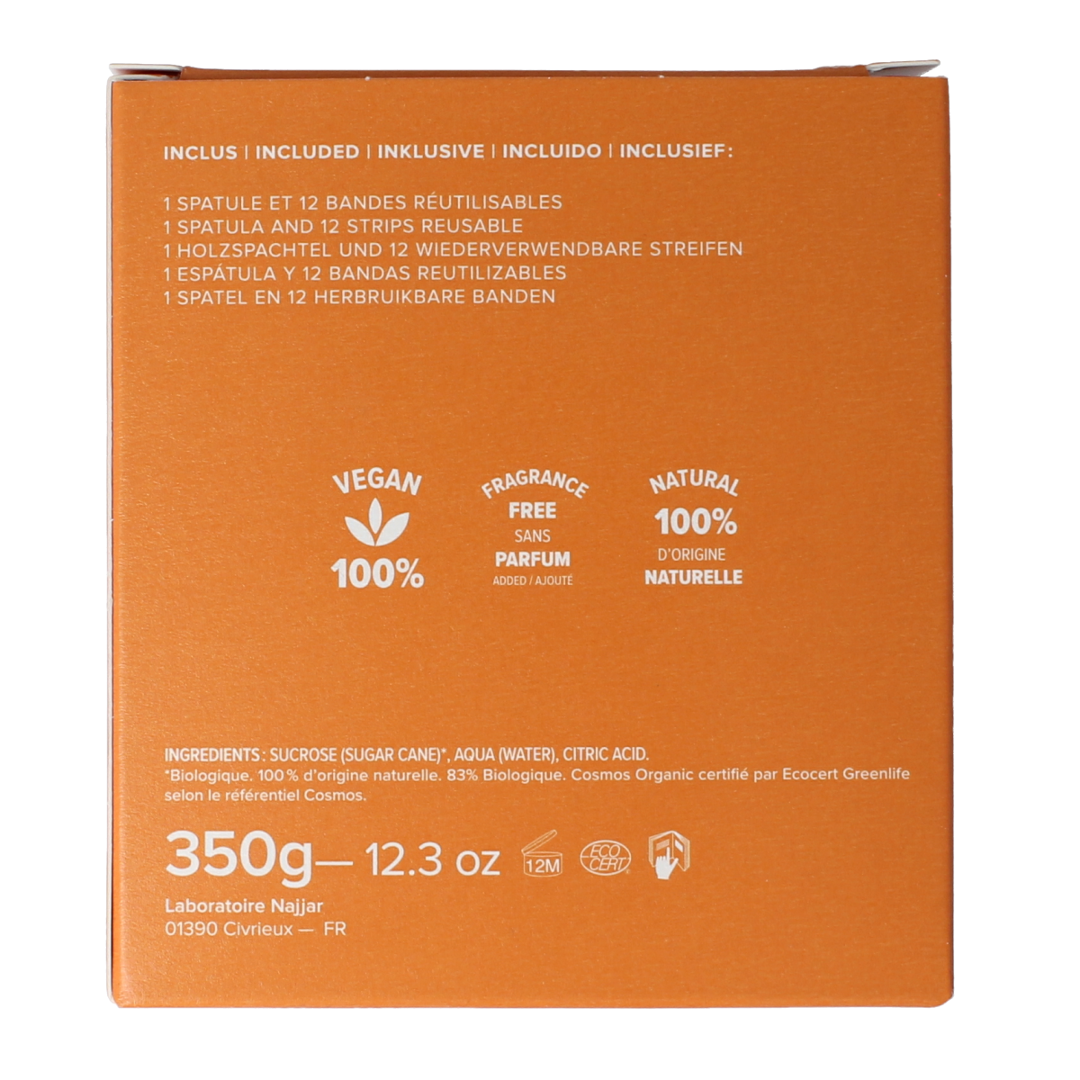 Najel Aleppo ontharingswax oriental suger 350 gram