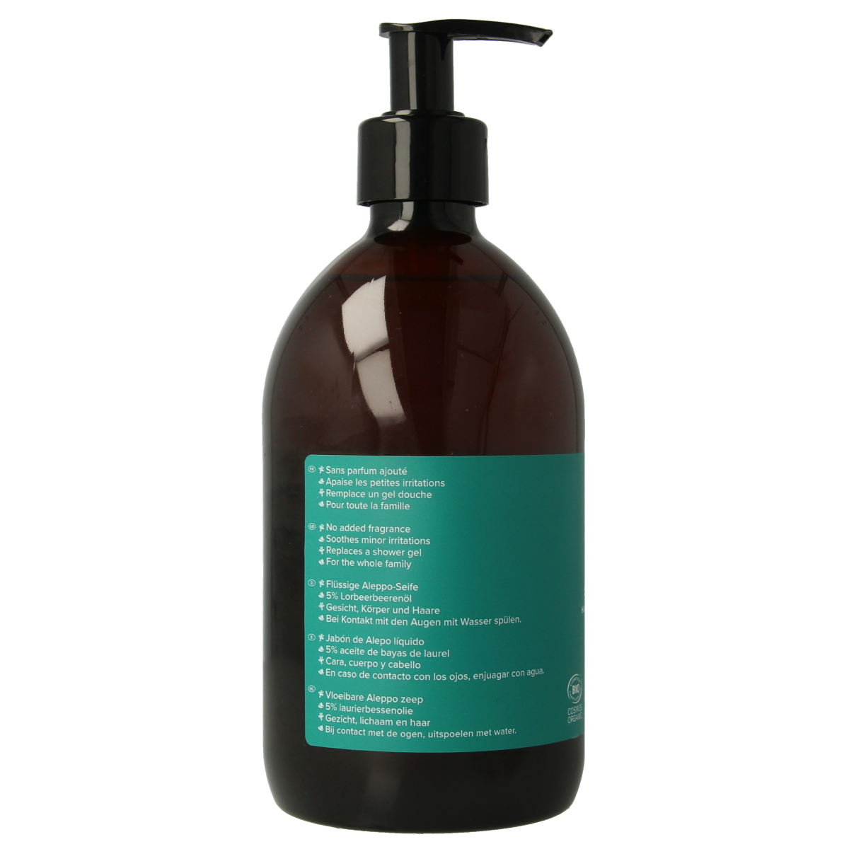 Najel Aleppo zeep vloeibaar pompflacon 500 ml