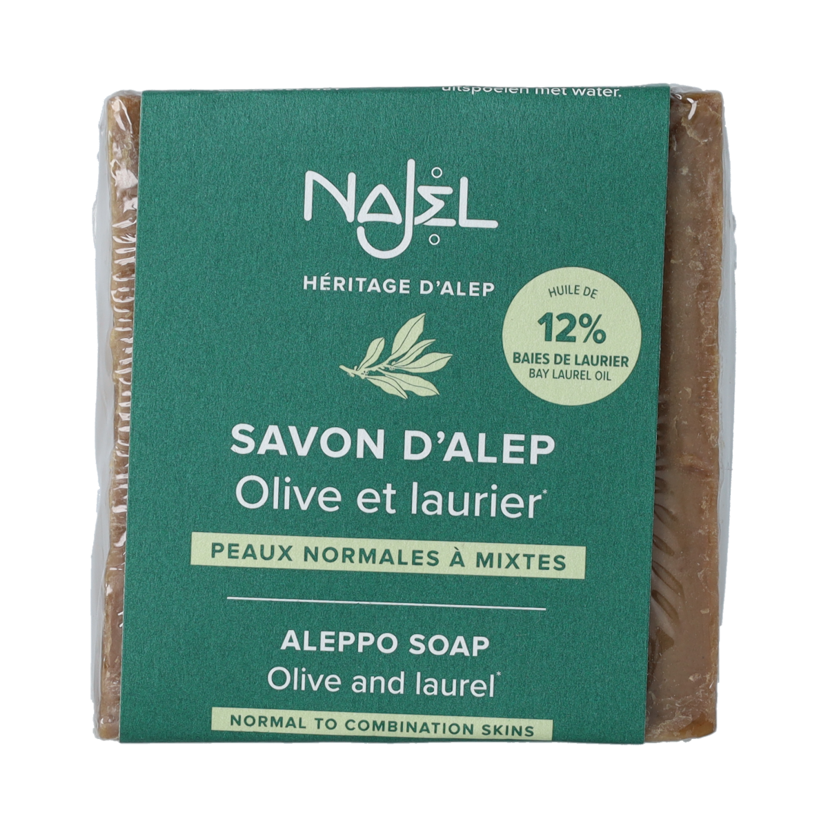 Najel Aleppo zeep olijf olie 12% 200 gram