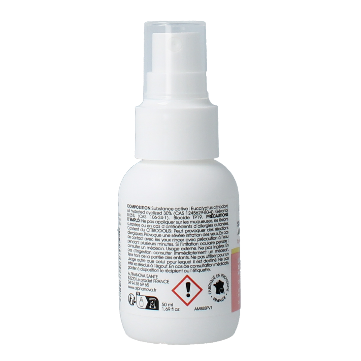 Alphanova Baby spray anti muggen biologisch 50 ml