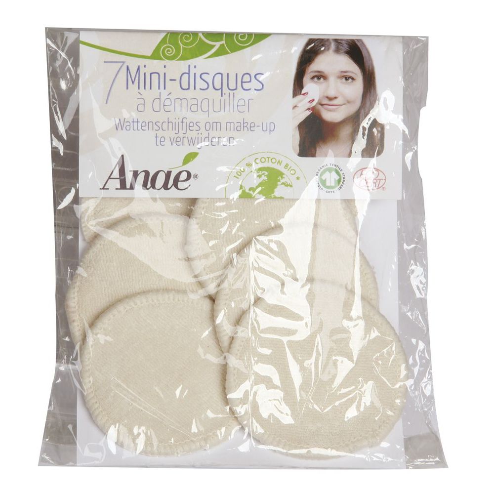 Anae Wasbare Mini Wattenschijfjes 7 st