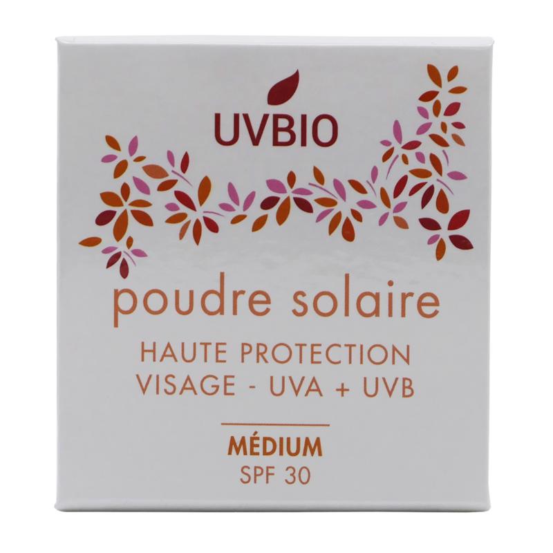 Uvbio Sun powder (medium) SPF 30 biologisch 10 gram