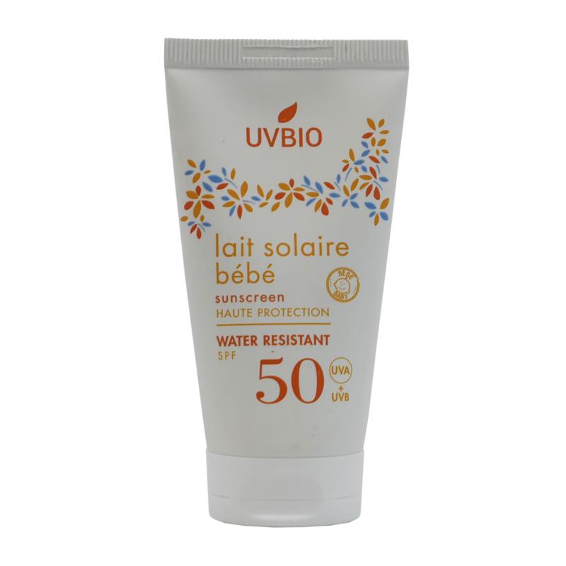 Uvbio Sunscreen baby SPF 50 (water resistant) biologisch 50 ml