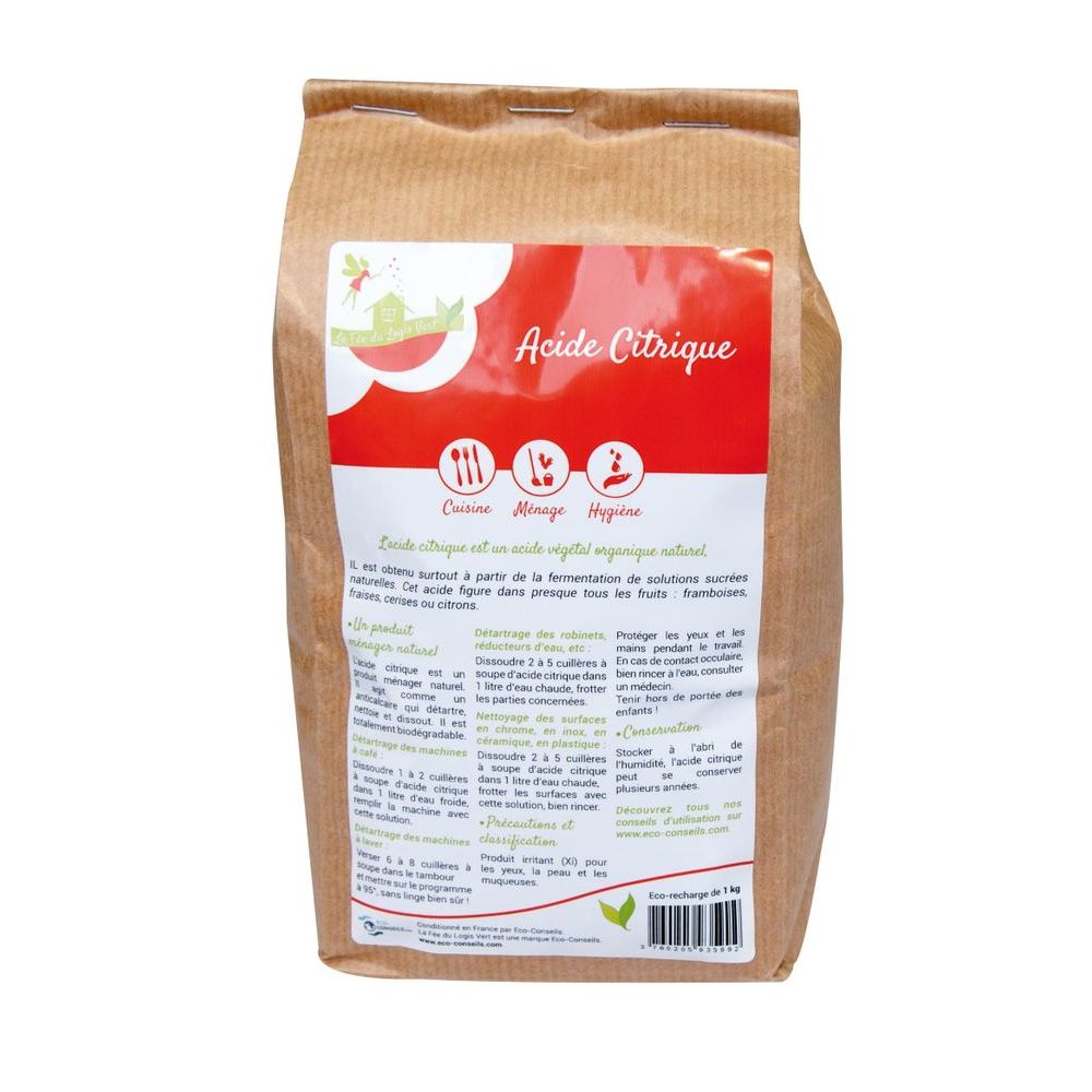 Eco Conseils Citroenzuur 1 kg