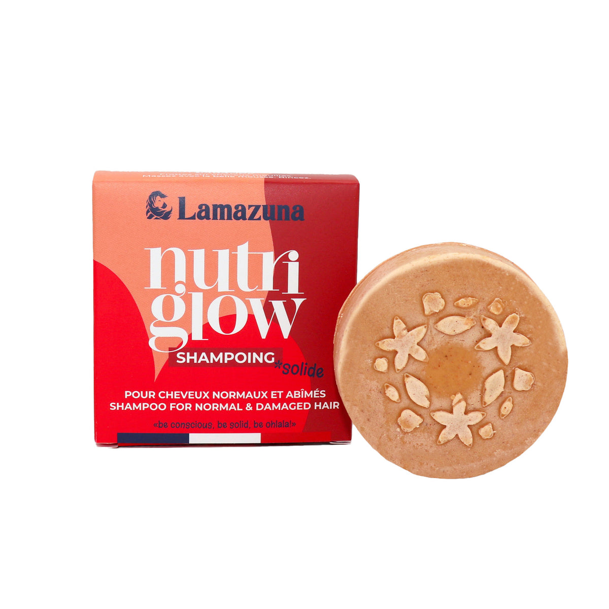 Lamazuna Shampoo bar normaal haar nutriglow 70 gram