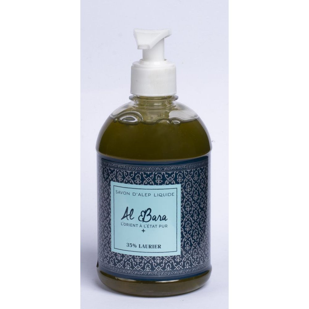 Al Bara Aleppo Vloeibare Zeep Olijfolie & 35% Laurierbesolie 500 ml