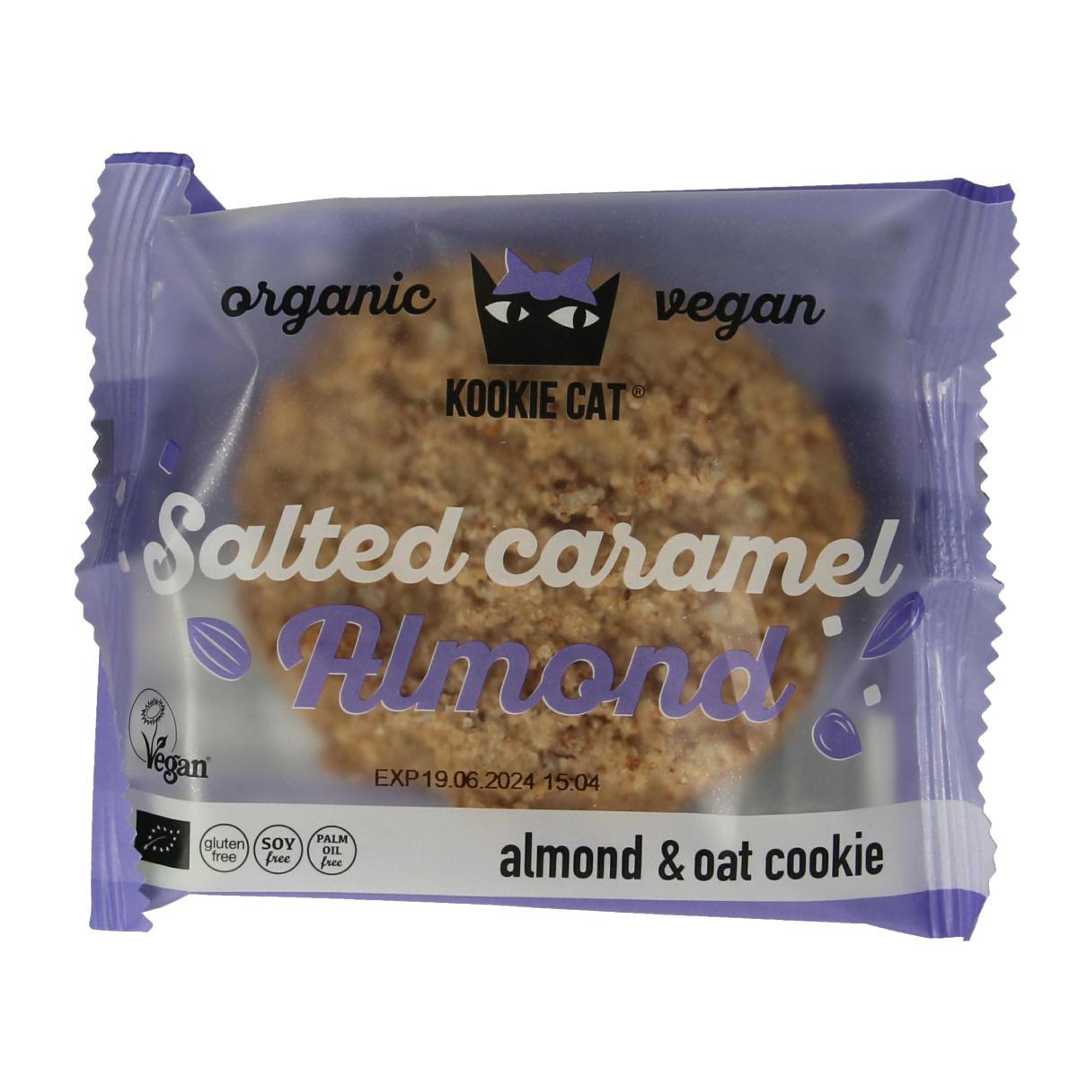 Kookie Cat Salted caramel & almonds 50 gram