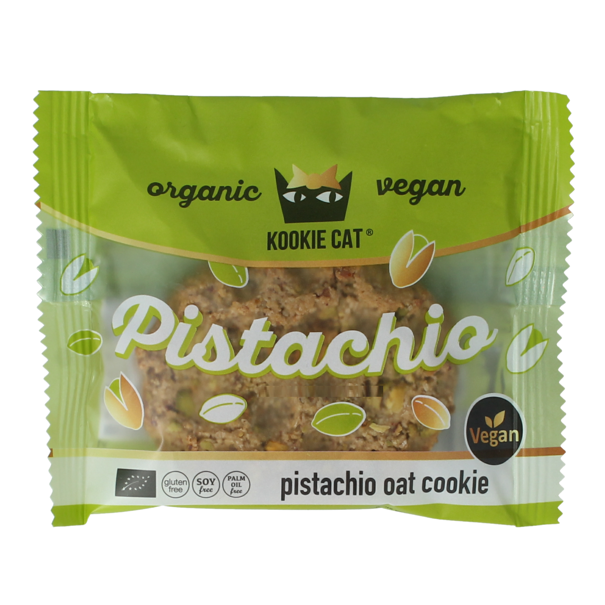 Kookie Cat Koek pistache biologisch 50 gram