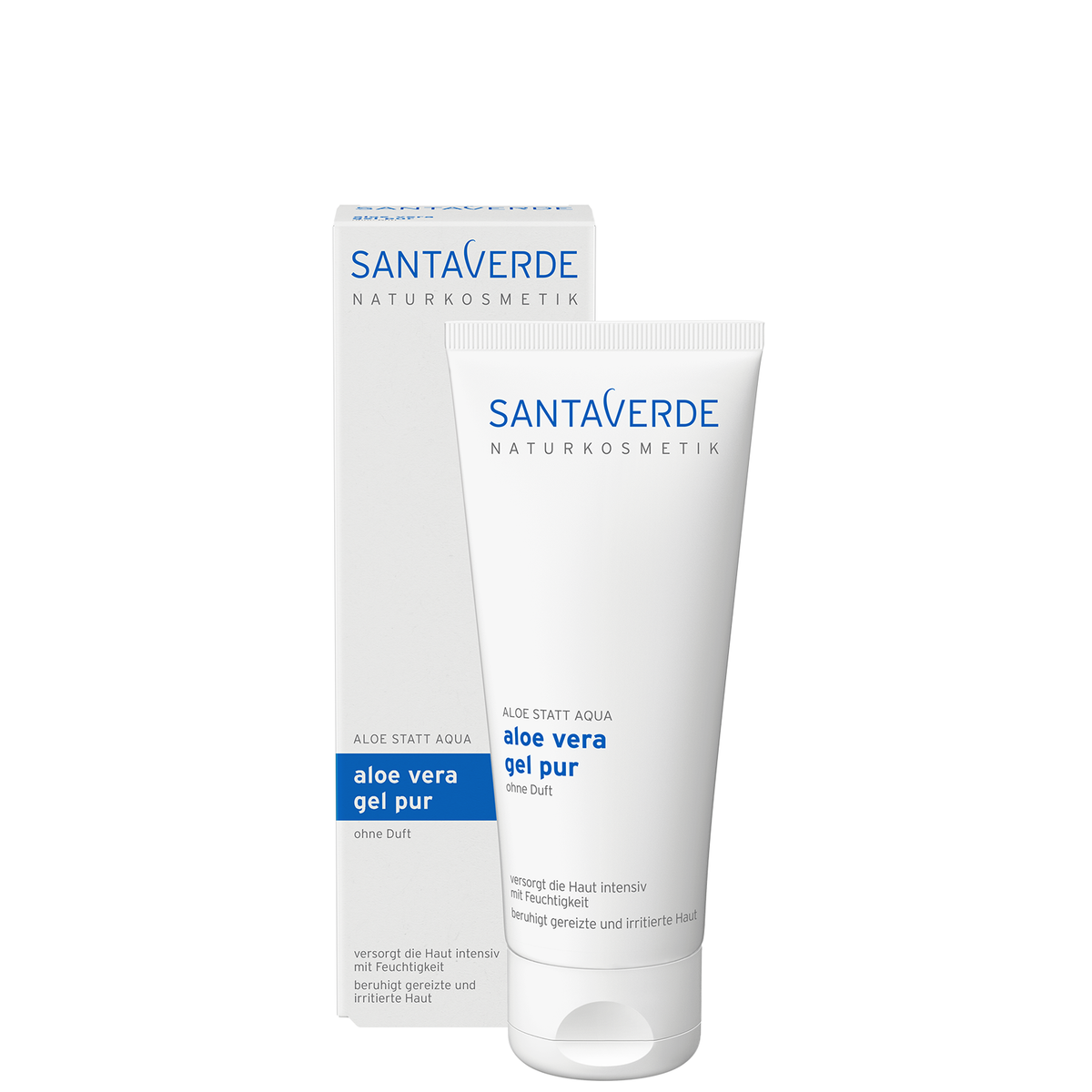 Santaverde Aloe vera pure gel parfumvrij 100 ml