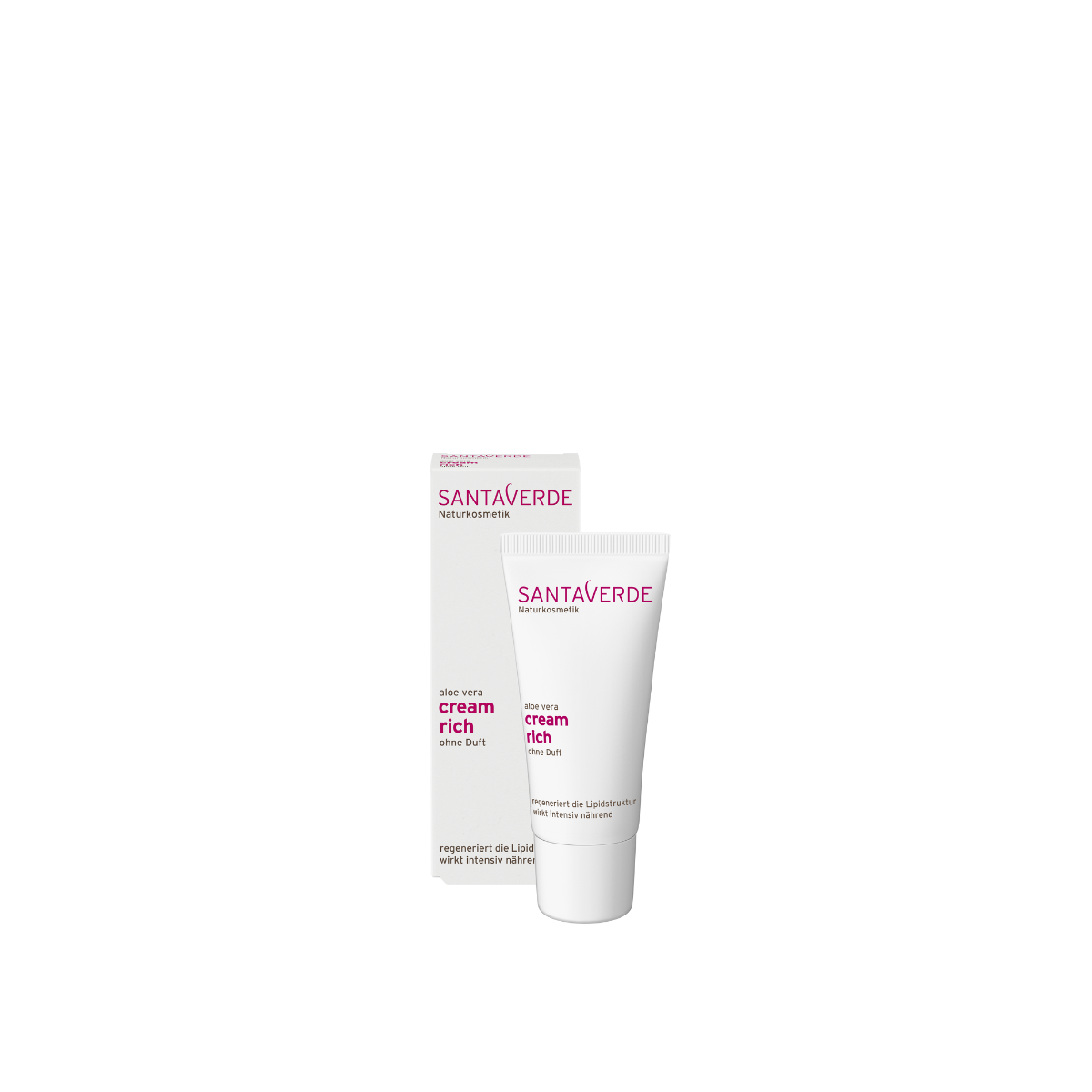 Santaverde Aloe vera cream rich parfumvrij 30 ml