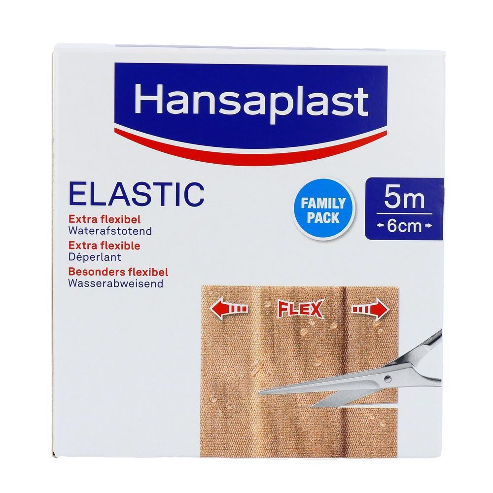 Hansaplast Elastic family 5m x 6cm