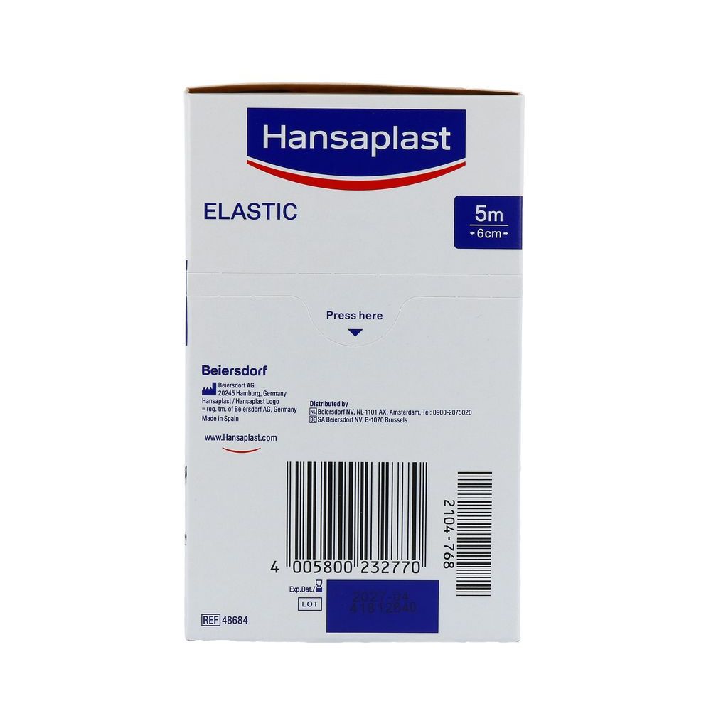 Hansaplast Elastic family 5m x 6cm