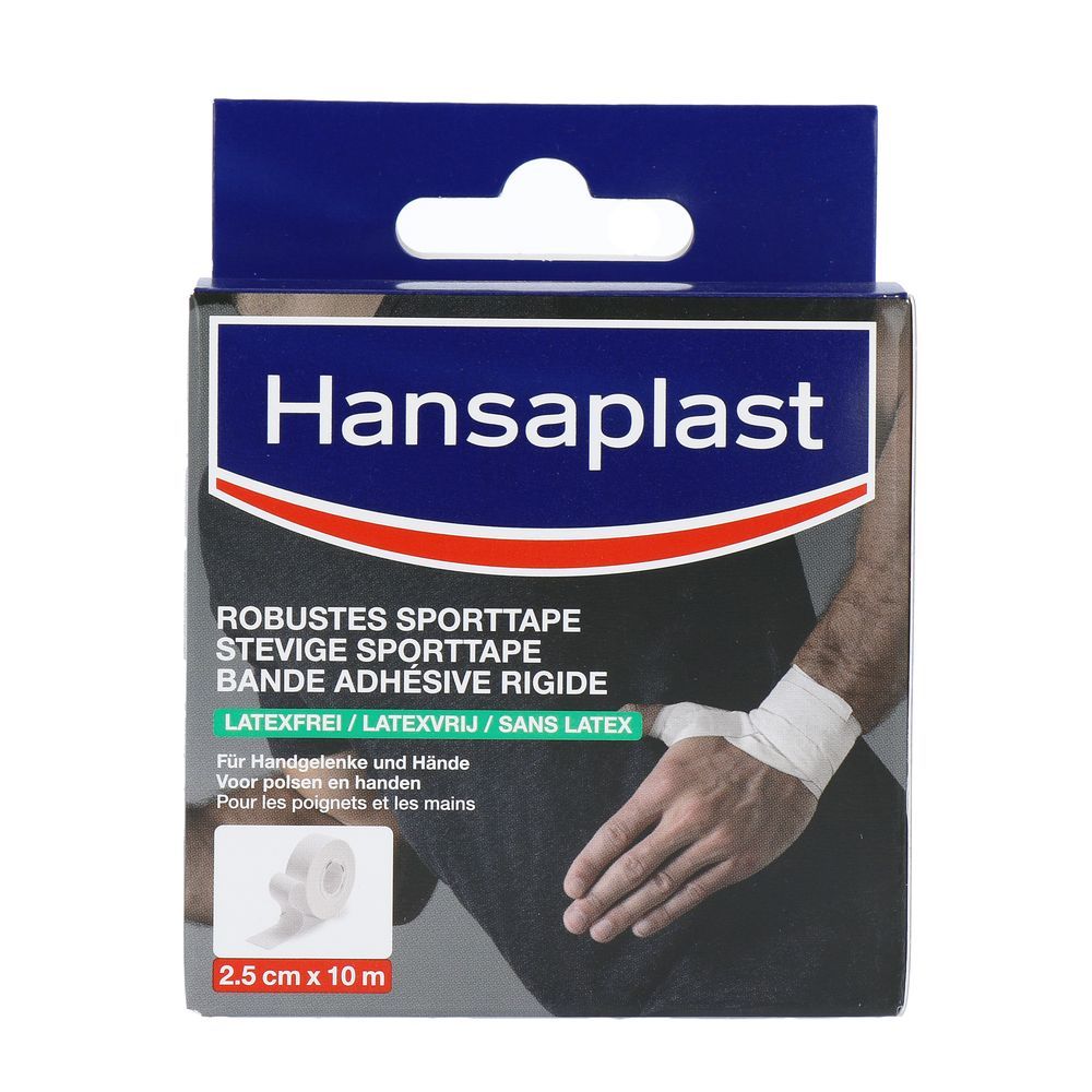 Hansaplast Sport tape smal 2,50cm x 10m 1 Rol
