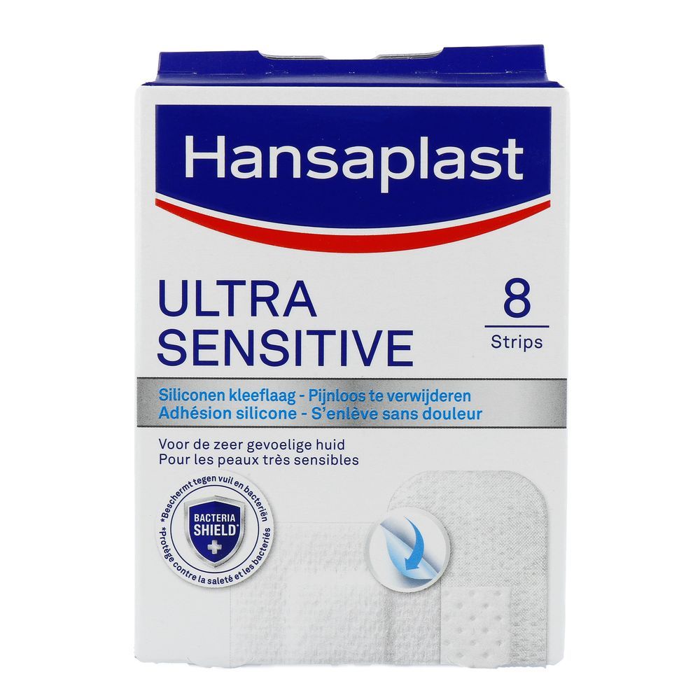 Hansaplast Pleisters ultra sensitive 8 stuks