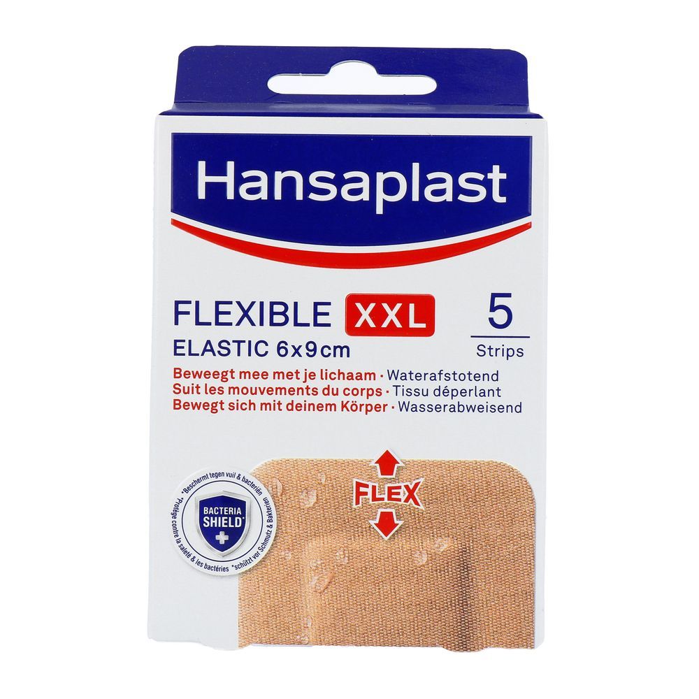 Hansaplast Flexible XXL 6 x 9cm 5 stuks