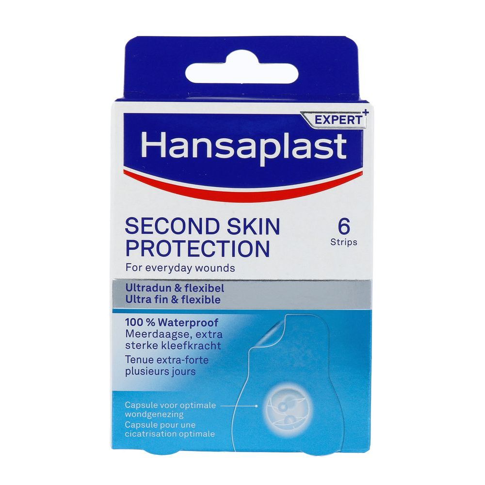 Hansaplast Second skin protection regular pleisters 6 stuks