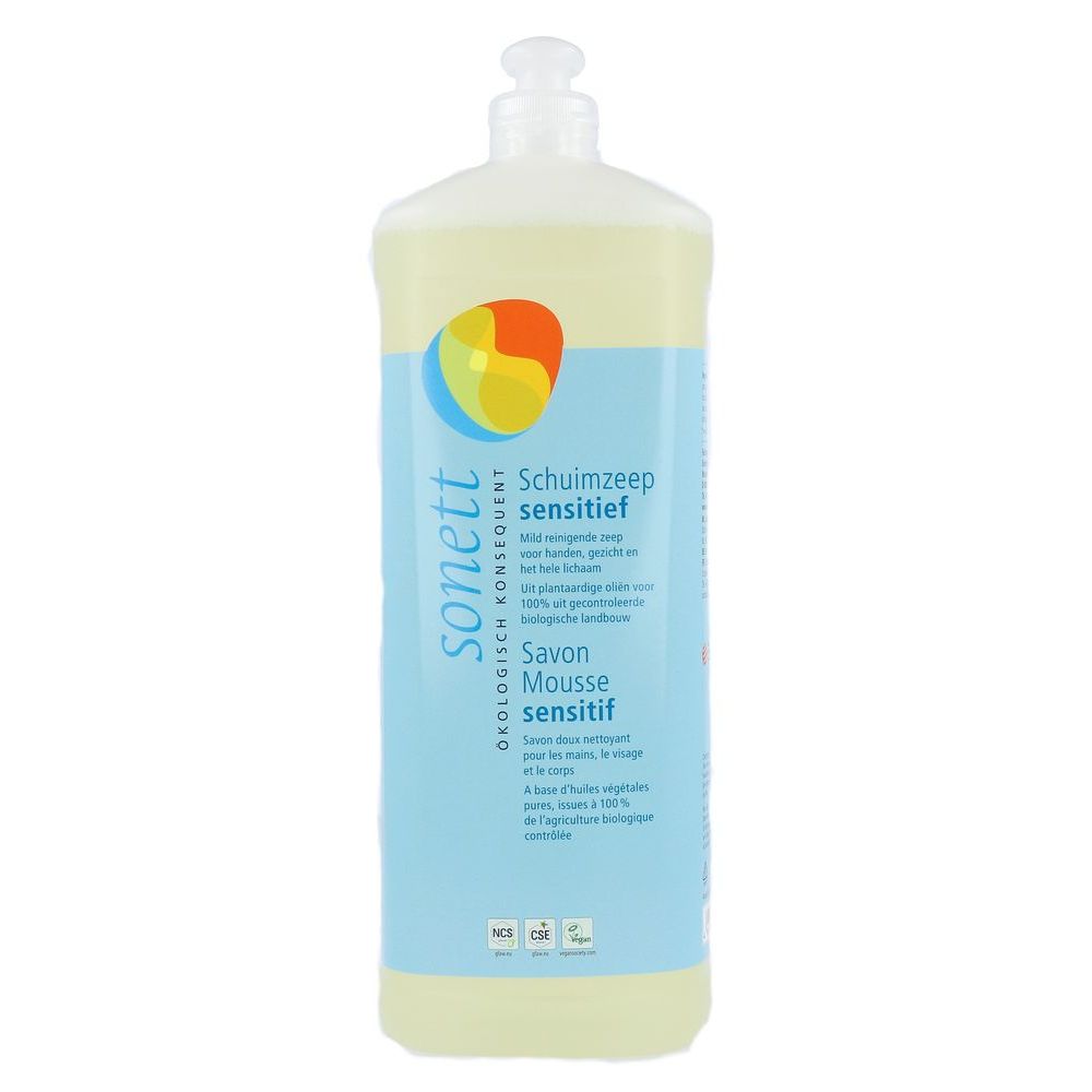 Sonett Schuimzeep Sensitief Navulverpakking 1 lt