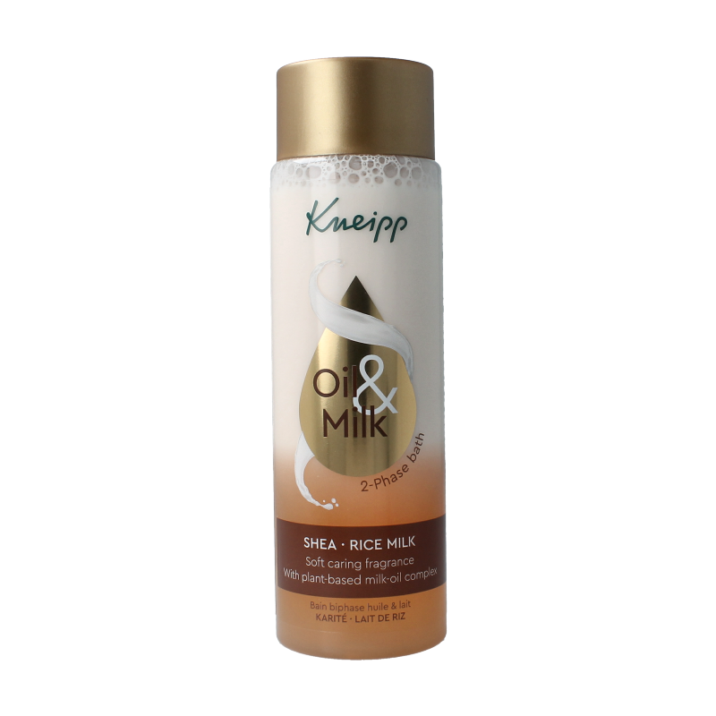 Kneipp 2-fasen oil & milk bad shea & rice milk 250 ml
