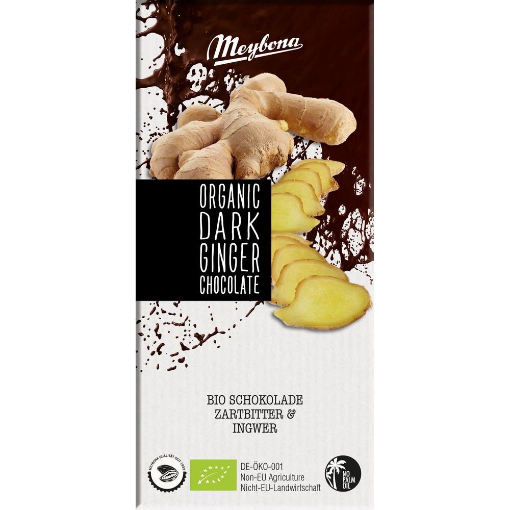 Meybona Organic Dark Ginger Chocolate 100 gr