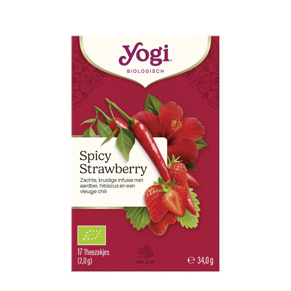 Yogi Tea Spicy strawberry bio 17 zk