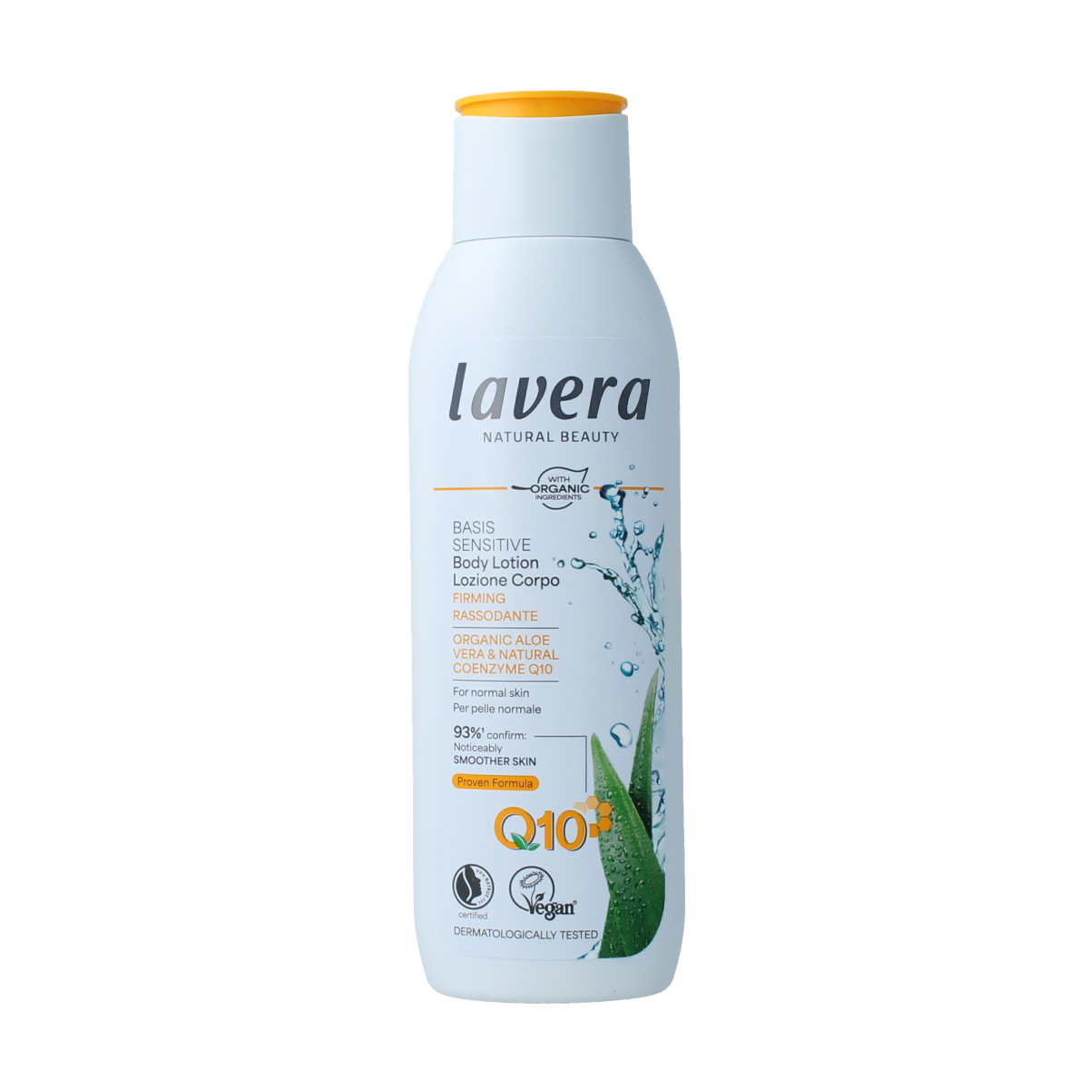 Lavera Basis Sensitiv bodylotion firming EN-IT biologisch 250 ml