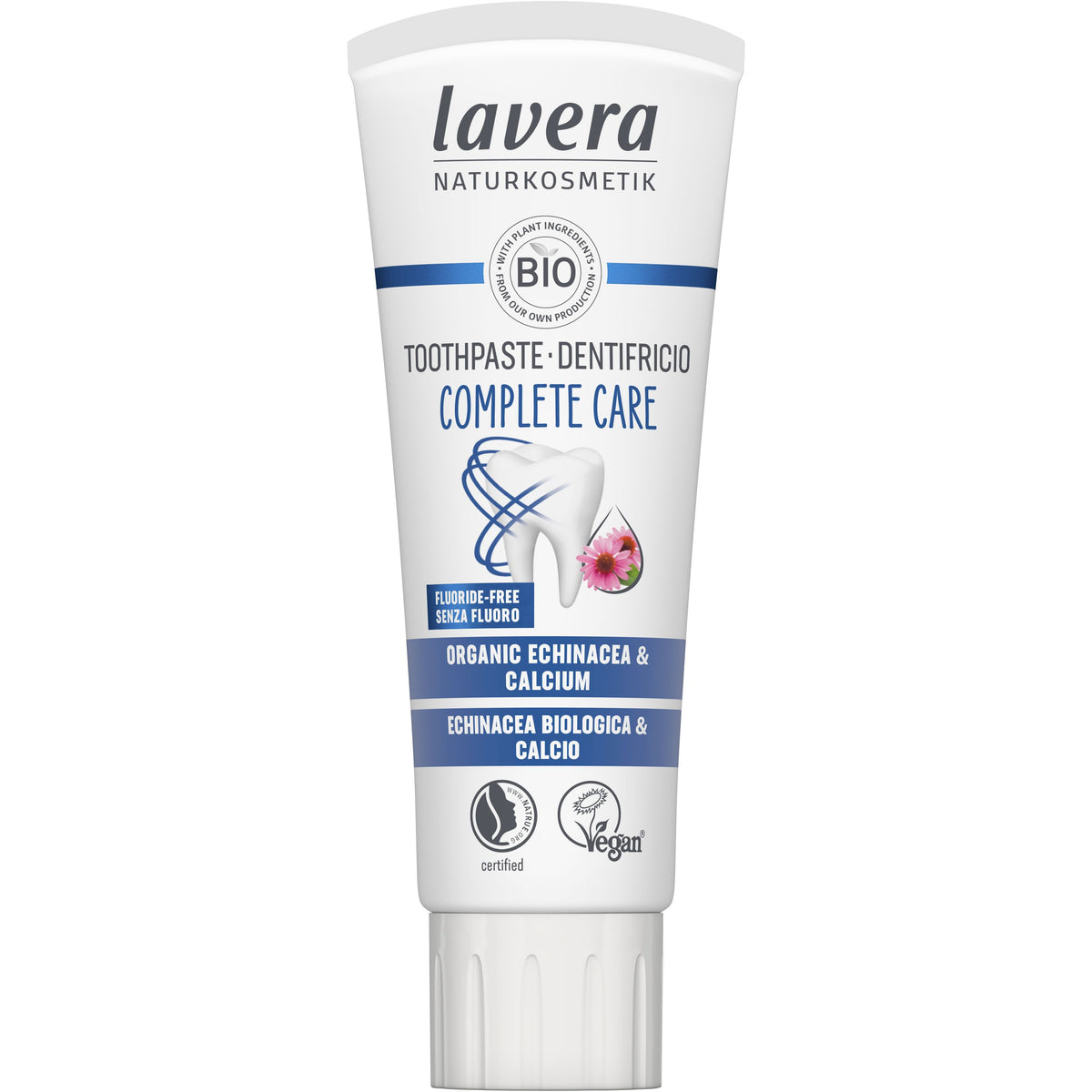 Lavera Complete care toothpaste fluoride-free EN-IT 75 ml