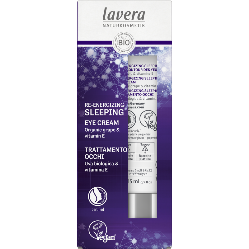 Lavera Re-Energizing sleep eye cream biologisch 15 ml