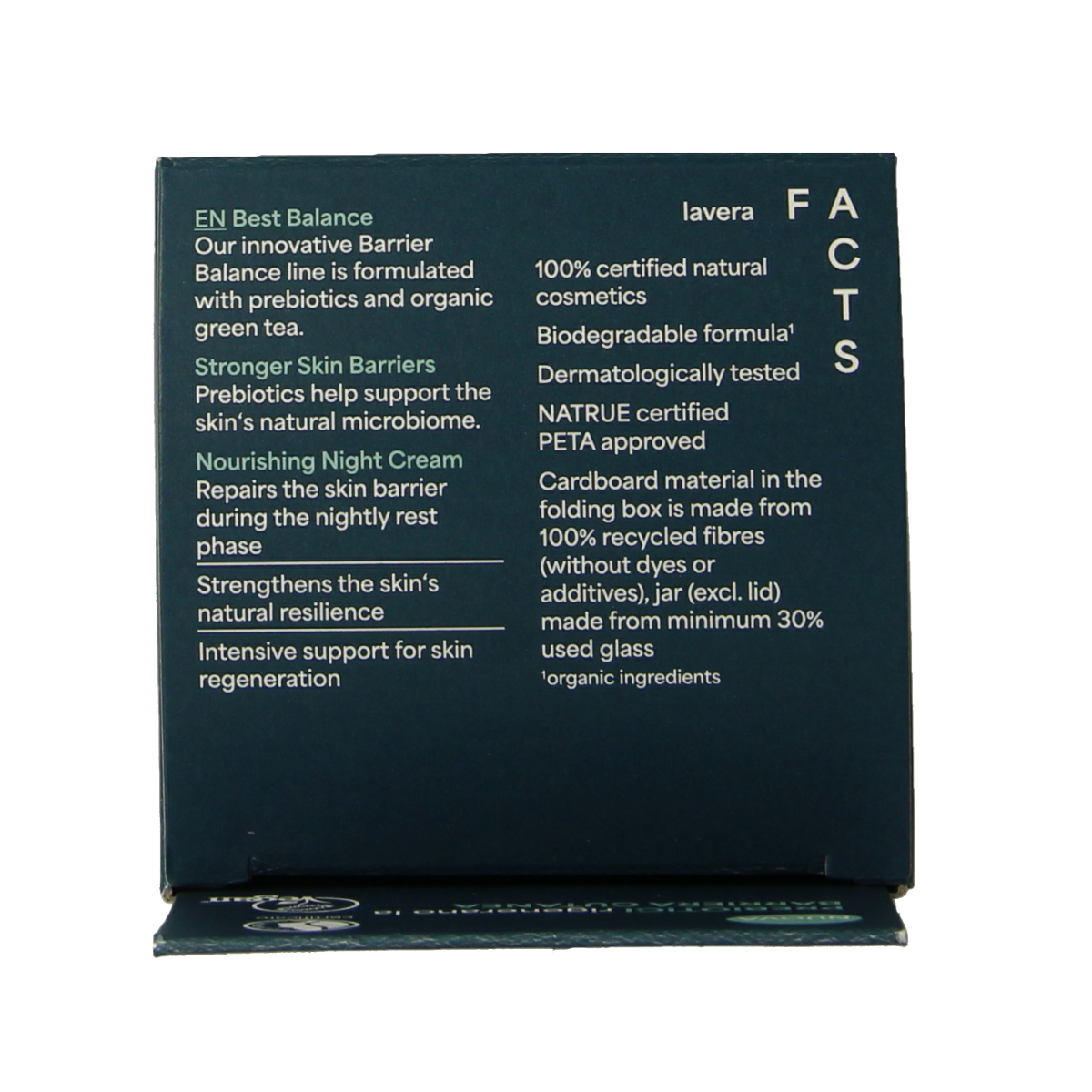 Lavera Barrier Balance nightcream biologisch 50 ml
