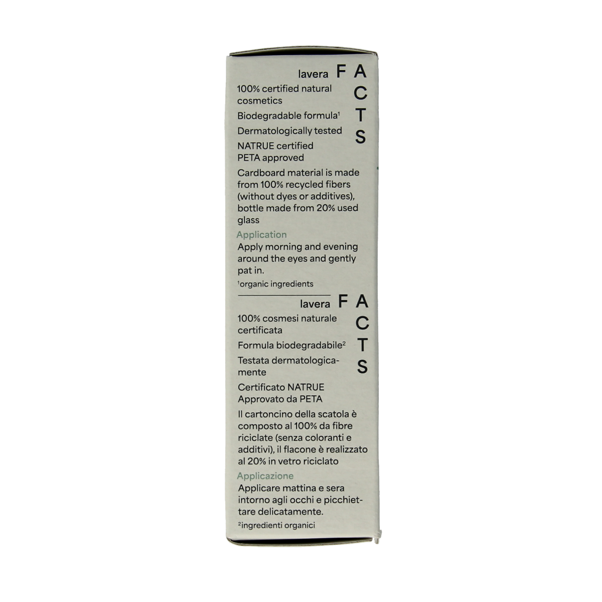 Lavera Barrier balance eye cream biologisch 15 ml