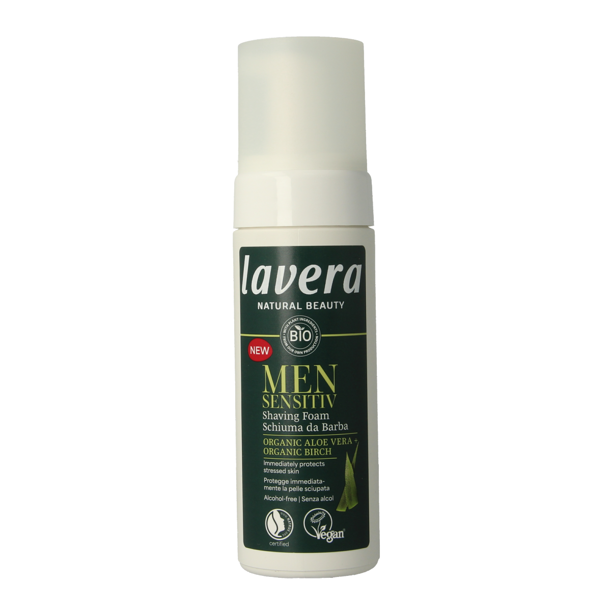 Lavera Men shaving foam sensitive biologisch 150 ml