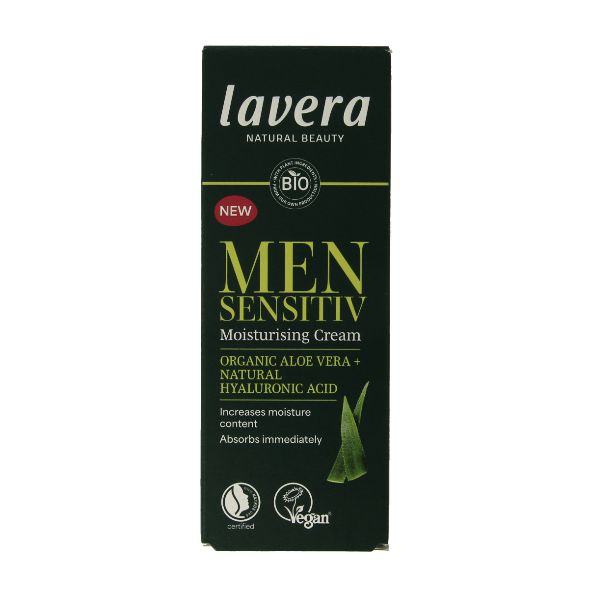 Lavera Men moisturizing cream sensitive biologisch 50 ml