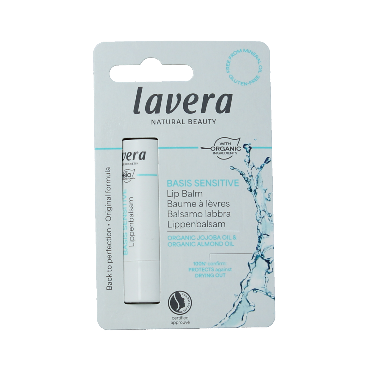 Lavera Basis sensitive lipbalm 4.5 gram