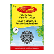 Aeroxon Vliegenval venstersticker 4 stuks