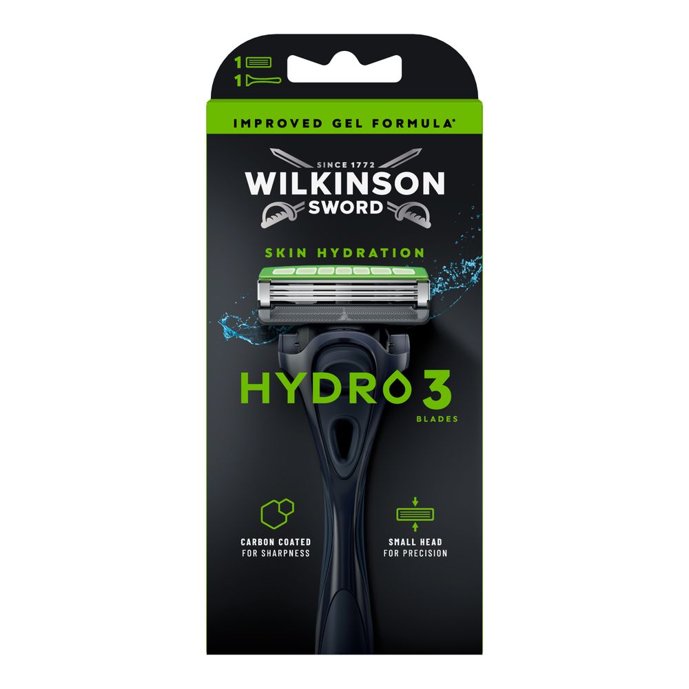 Wilkinson Hydro 3 Scheerapparaat & 1 Mesje 1 st