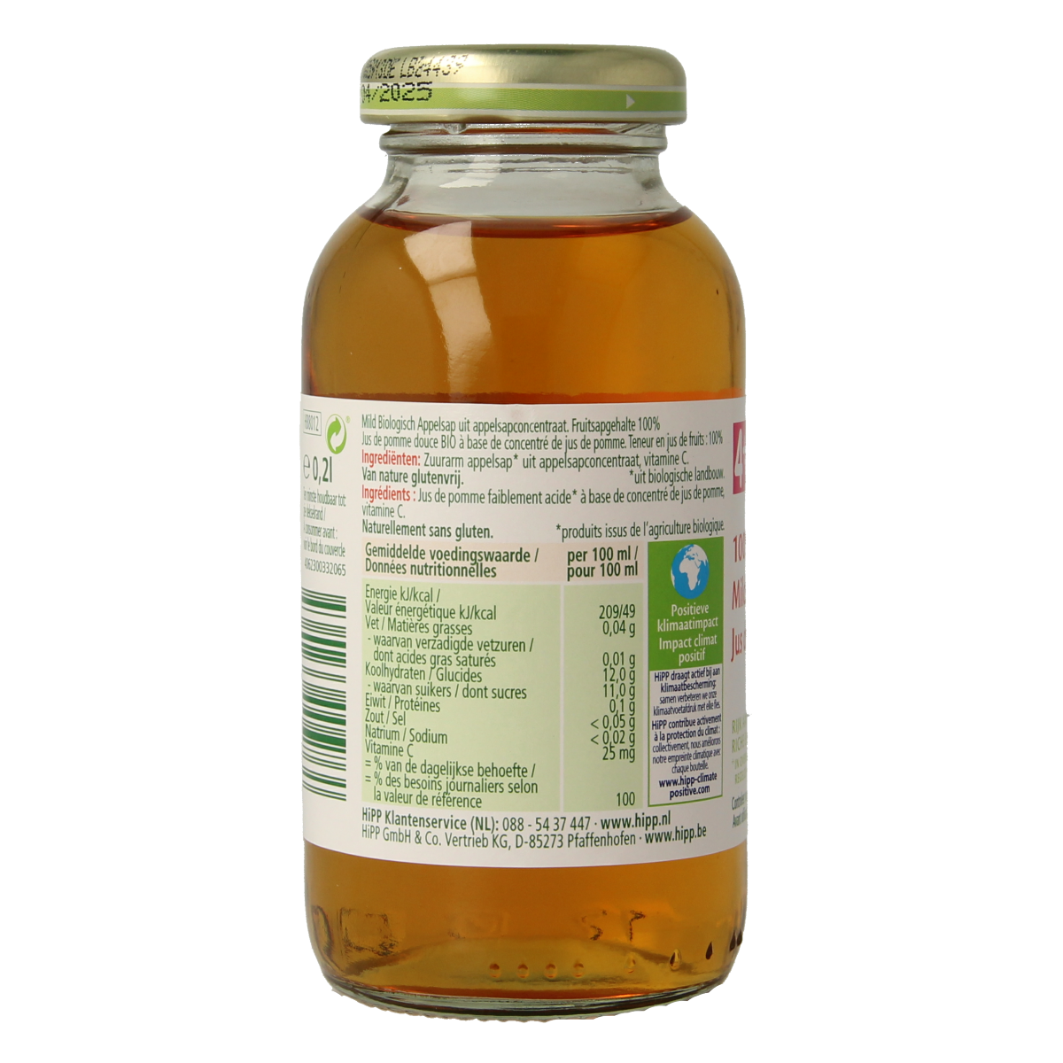 Hipp Appelsap mild 200 ml