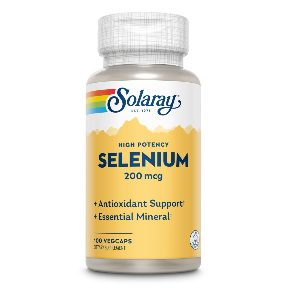 Solaray Selenium 200mcg 100 vcp