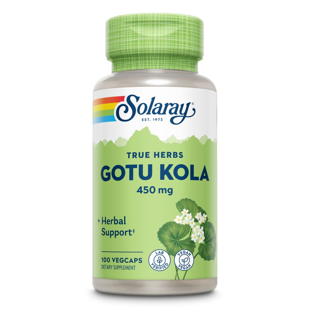 Solaray Gotu Kola (Centella asiatica) 100 vcp
