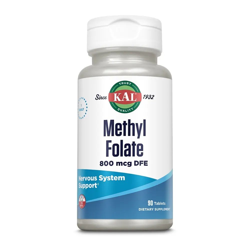 KAL Methylfolaat 800mcg (Ultra Foliumzuur) 90 tb