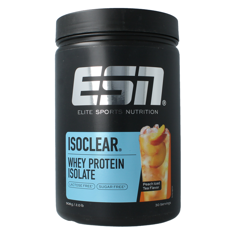 ESN Isoclear whey isolate peach ice tea 908 gram