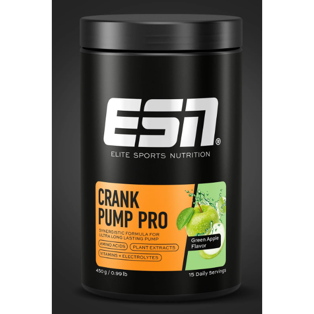 ESN Crank pump pro green apple 450 gram