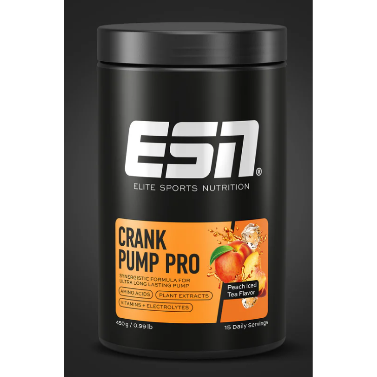 ESN Crank pump pro peach iced tea 30g 25 stuks