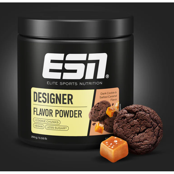 ESN Flavn tasty dark cookie & salted caramel 250 gram