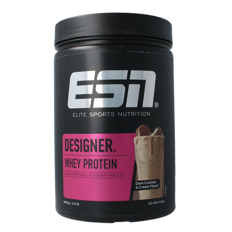 ESN Designer whey protein dark cookies & cream 908 gram