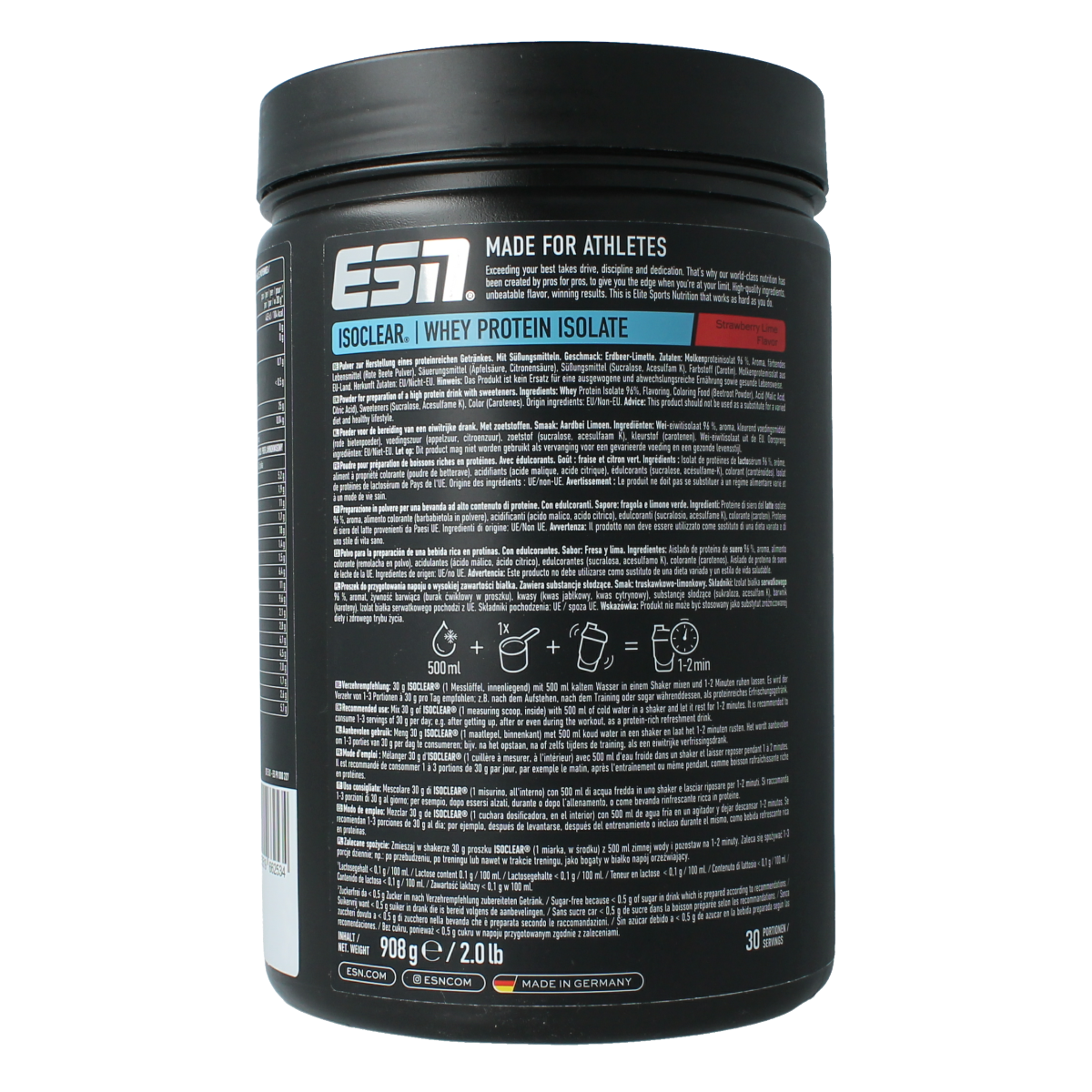 ESN Isoclear whey isolate strawberry lime 908 gram