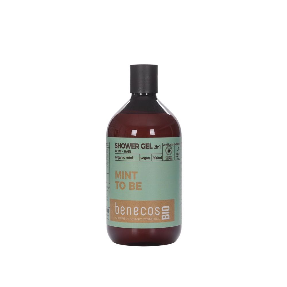 Benecos Bio Douchegel Organic 2 In 1 Mint Body & Hair Mint To Be 500 ml
