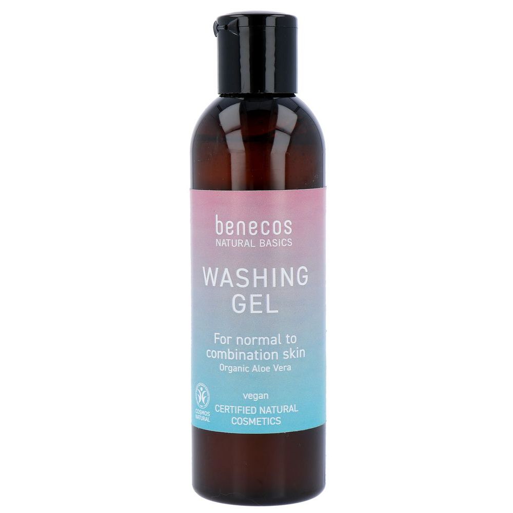 Benecos Natural Basics Wasgel Gezicht Organic Aloe Vera Juice 200 ml