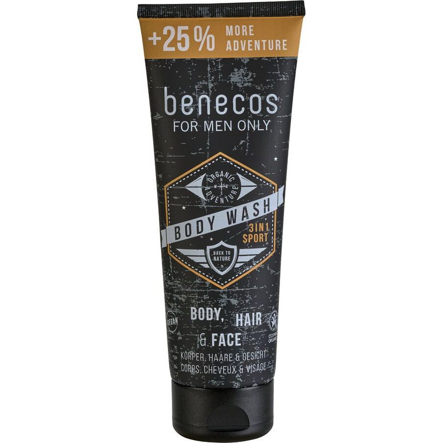 Benecos For Men Only 3-in-1 Body Wash Sport 250 ml