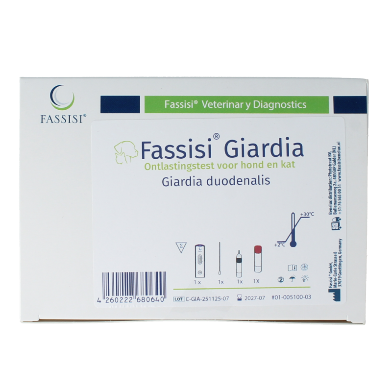Fassisi Giarda sneltest hond en kat