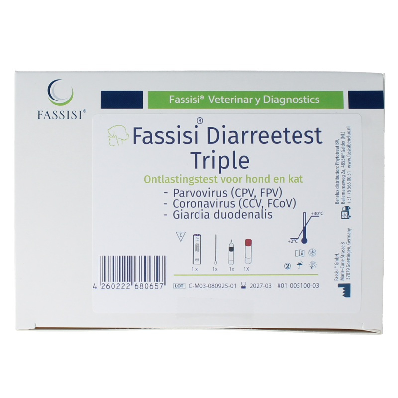 Fassisi Diarree sneltest triple