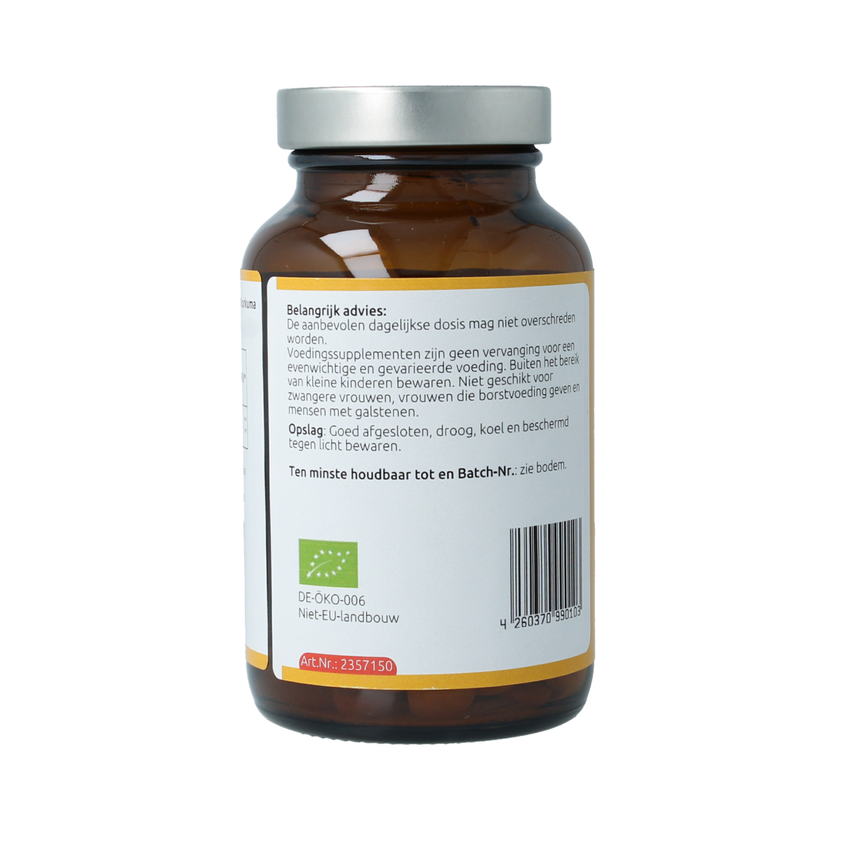 Hanoju Kurkumapoeder 500 mg 150 tabletten